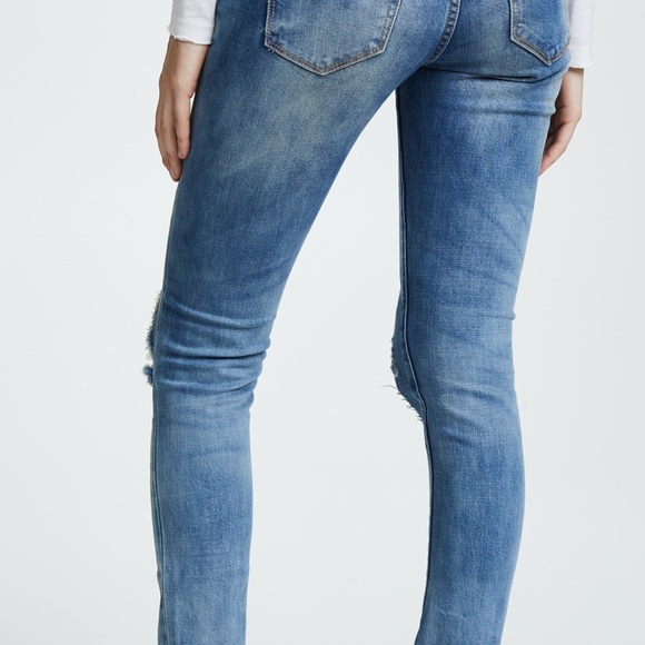 BLANK NYC Distressed Skinny Jeans Shopbop Size 26 - Picture 2 of 8